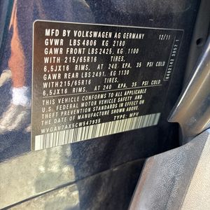 2012 Volkswagen TIGUAN S 照片 51