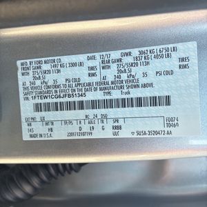 2018 FORD F-150 LARIAT thumbnail 54