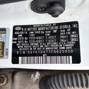 2015 KIA SORENTO LX thumbnail 50