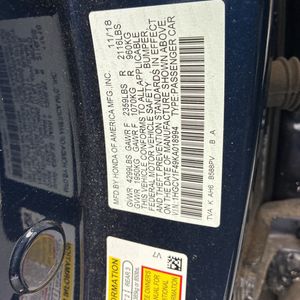 2019 Honda ACCORD EX 缩略图 52