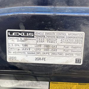 2010 Lexus RX 350 BASE — миниатюра 49