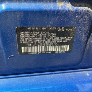 2017 Subaru WRX PREMIUM — фото 51