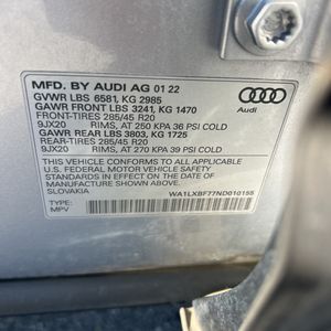 2022 AUDI Q7 PREMIUM PLUS 缩略图 52