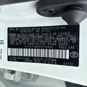 2023 Toyota CAMRY LE 缩略图 52
