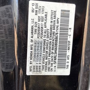 2013 Honda ODYSSEY EX-L 照片 51