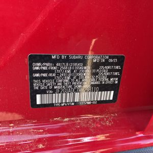 2024 Subaru CROSSTREK PREMIUM photo 53