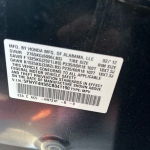 2012 Honda PILOT EX-L thumbnail 54