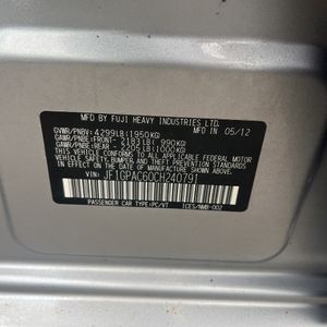 2012 Subaru IMPREZA 2.0I PREMIUM 缩略图 50