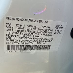 صورة مصغرة 54 لـ 2017 Acura MDX SH-AWD W/TECH