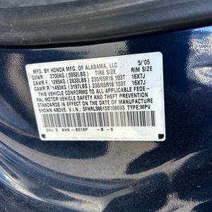 2005 Honda ODYSSEY EX-L 照片 40