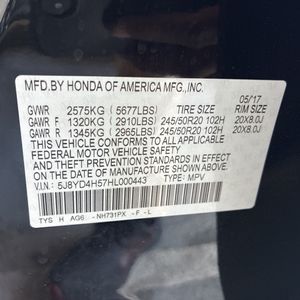 2017 Acura MDX SH-AWD W/TECH — миниатюра 52