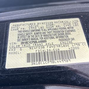 2011 Nissan VERSA 1.8S — миниатюра 50