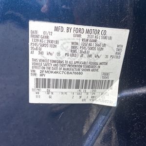 2012 FORD EDGE LIMITED — миниатюра 51