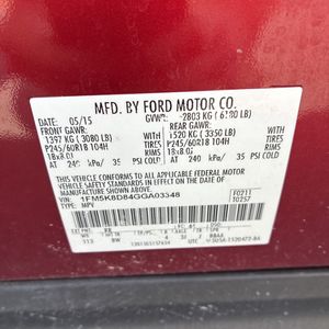 صورة مصغرة 52 لـ 2016 FORD EXPLORER XLT