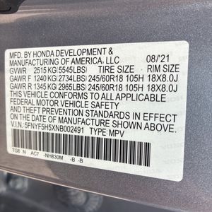 2022 Honda PILOT EX-L 缩略图 50