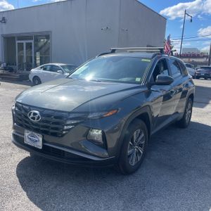 HYUNDAI TUCSON HYBRID BLUE - 1