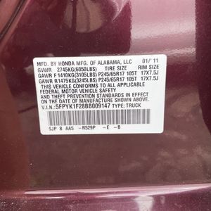 صورة مصغرة 51 لـ 2011 Honda RIDGELINE RT