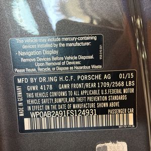 2015 Porsche 911 CARRERA 4S — миниатюра 51