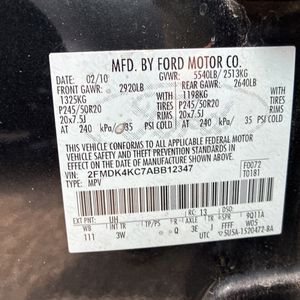 2010 FORD EDGE LIMITED — миниатюра 51