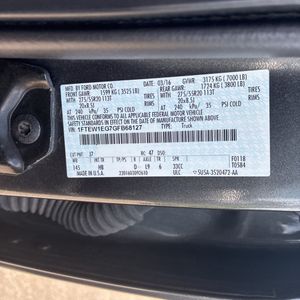 2016 FORD F-150 LARIAT thumbnail 53