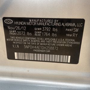 2013 Hyundai ELANTRA LIMITED 缩略图 52