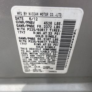 2012 Nissan ROGUE SV 缩略图 52