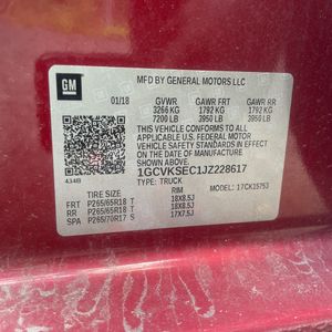 2018 Chevrolet SILVERADO 1500 LTZ — миниатюра 52