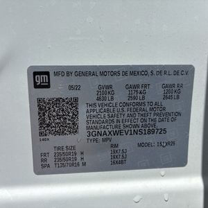 2022 Chevrolet EQUINOX RS 缩略图 53
