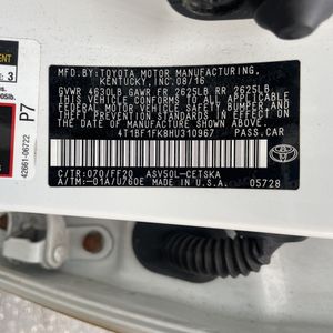 2017 Toyota CAMRY SE thumbnail 44