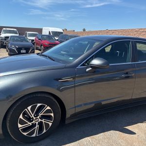 HYUNDAI SONATA HYBRID BLUE - 2