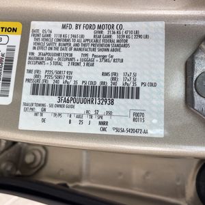 2017 FORD FUSION HYBRID S — фото 51
