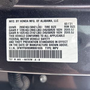 2021 Honda PILOT TOURING 缩略图 52