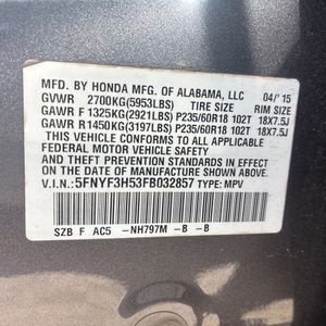 2015 Honda PILOT EX-L 缩略图 51
