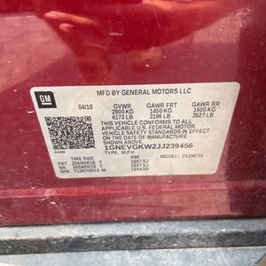 2018 Chevrolet TRAVERSE LT CLOTH 缩略图 53