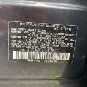 2016 Subaru FORESTER 2.5I PREMIUM — миниатюра 52