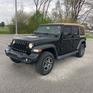 JEEP WRANGLER UNLIMITED BLACK AND TAN - 1
