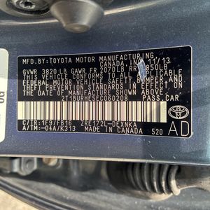 2014 Toyota COROLLA LE thumbnail 52
