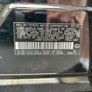 2010 Lexus ES 350 BASE 照片 55