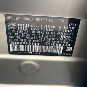 2020 Acura RLX W/TECH 照片 56