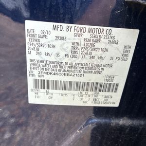 2011 FORD EDGE LIMITED — миниатюра 53