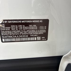 2018 BMW X3 XDRIVE30I — миниатюра 52