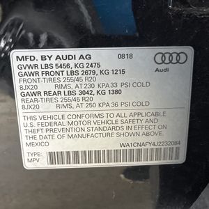 2018 AUDI Q5 PRESTIGE 缩略图 53
