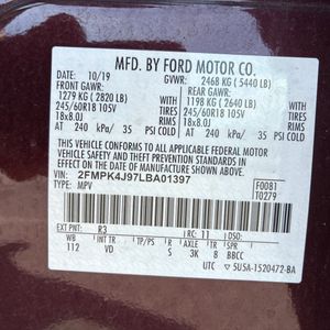 2020 FORD EDGE SEL 缩略图 54