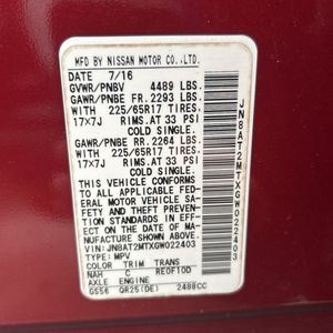 2016 Nissan ROGUE S — миниатюра 51