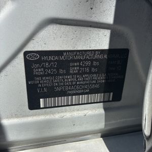 2012 Hyundai SONATA GLS thumbnail 45