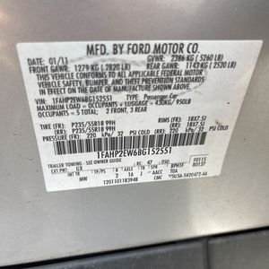 2011 FORD TAURUS SEL 缩略图 51