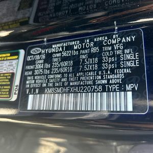 2017 Hyundai SANTA FE SE 照片 47