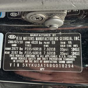 صورة مصغرة 53 لـ 2011 KIA SORENTO EX