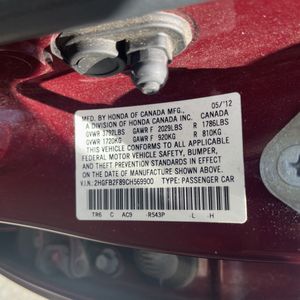 2012 Honda CIVIC EX thumbnail 46